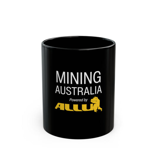 Mining Australia Powered by ALLI Black Mug (11oz, 15oz)