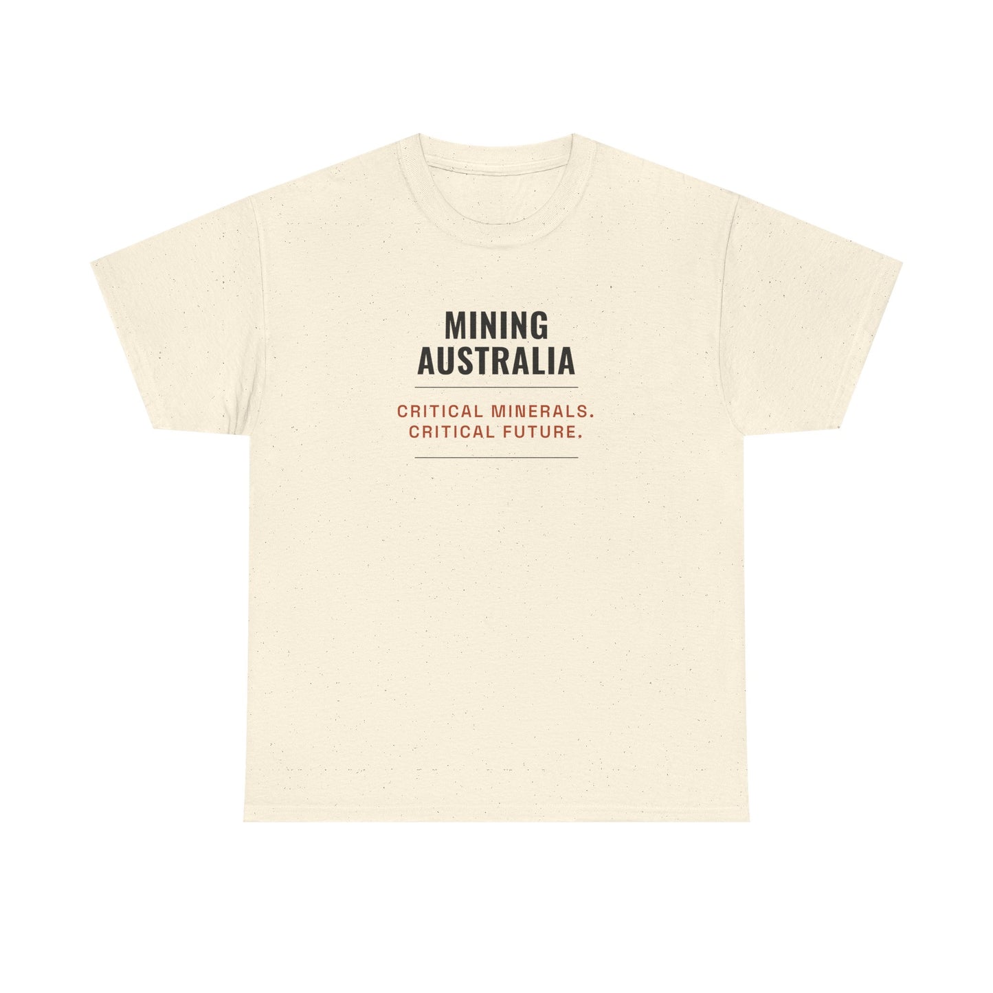Mining Australia Critical Minerals Critical Future T-Shirt | Mining Tee