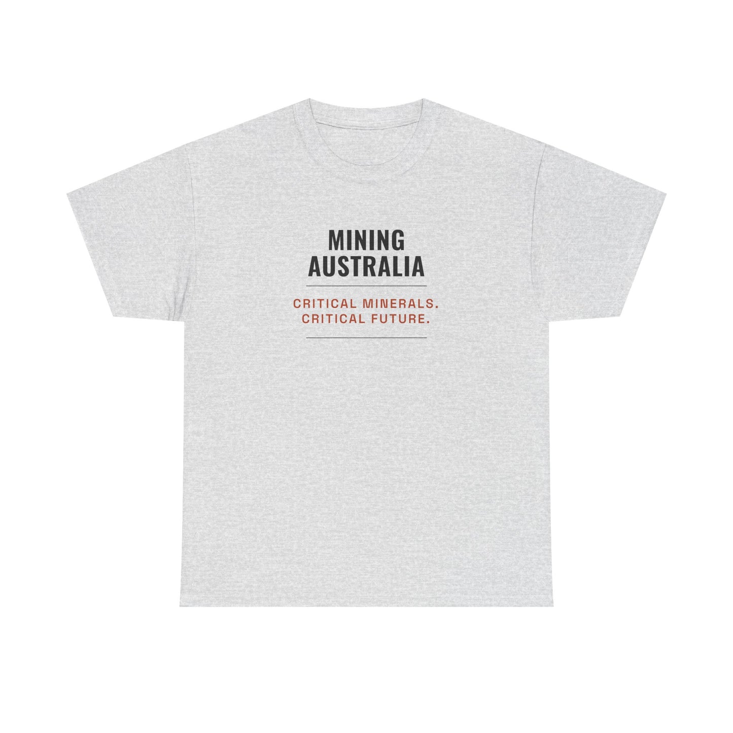 Mining Australia Critical Minerals Critical Future T-Shirt | Mining Tee