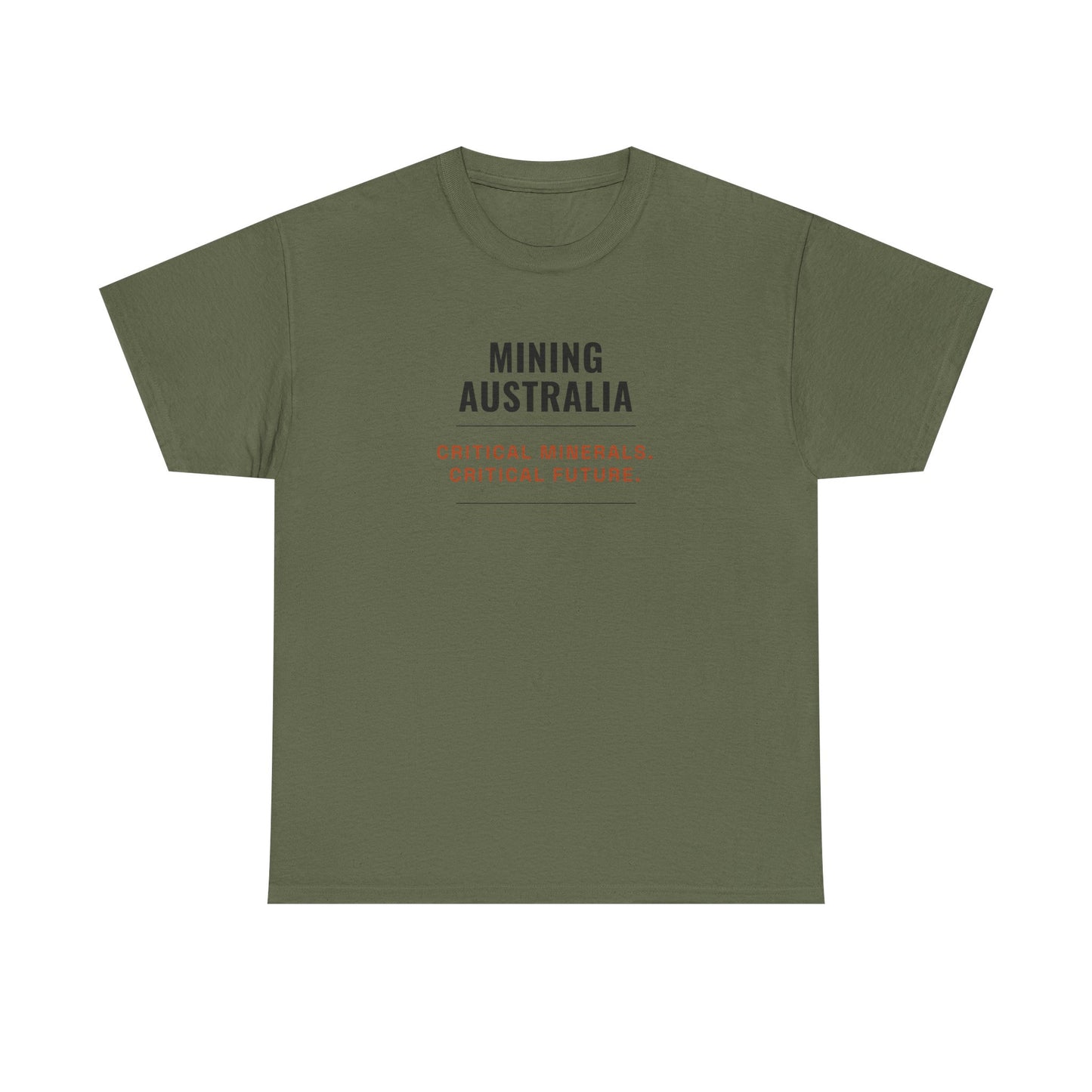 Mining Australia Critical Minerals Critical Future T-Shirt | Mining Tee