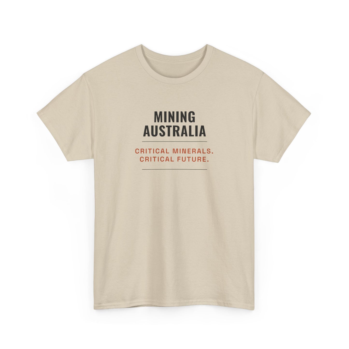 Mining Australia Critical Minerals Critical Future T-Shirt | Mining Tee