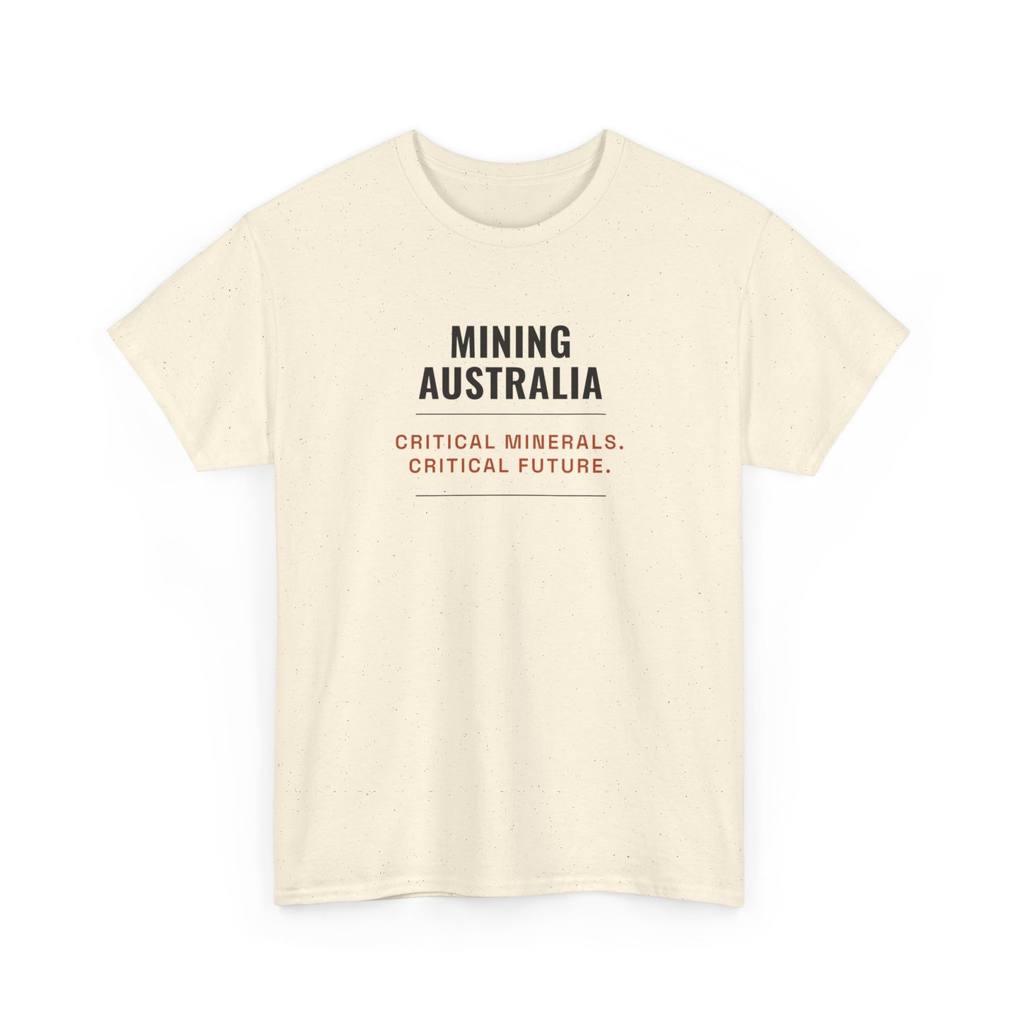 Mining Australia Critical Minerals Critical Future T-Shirt | Mining Tee