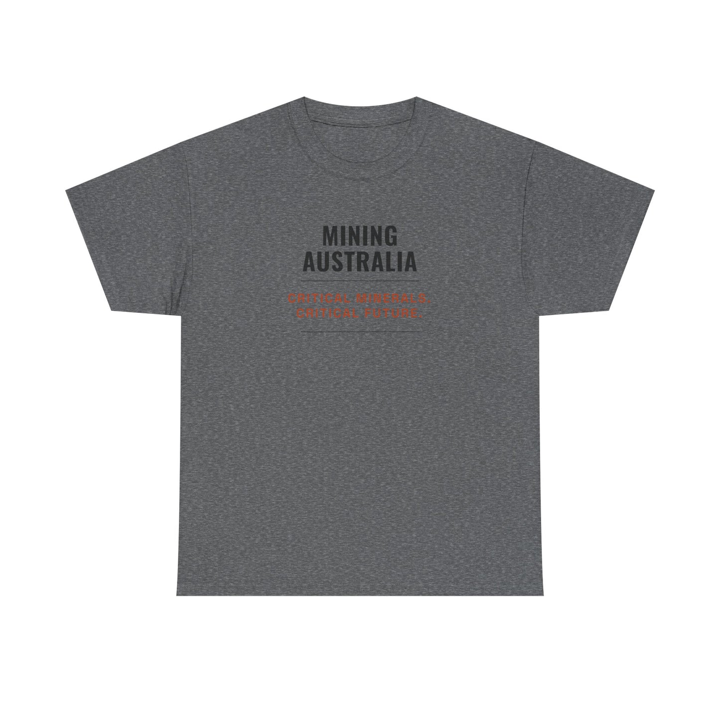 Mining Australia Critical Minerals Critical Future T-Shirt | Mining Tee