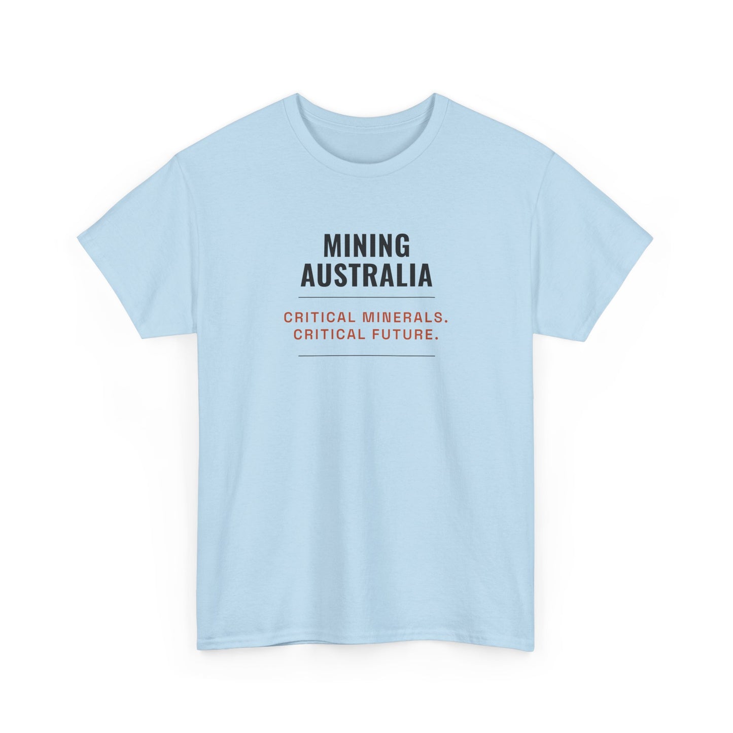 Mining Australia Critical Minerals Critical Future T-Shirt | Mining Tee