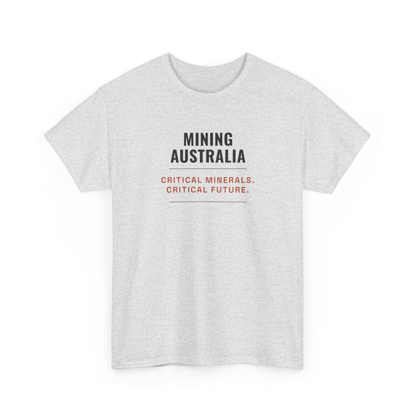 Mining Australia Critical Minerals Critical Future T-Shirt | Mining Tee