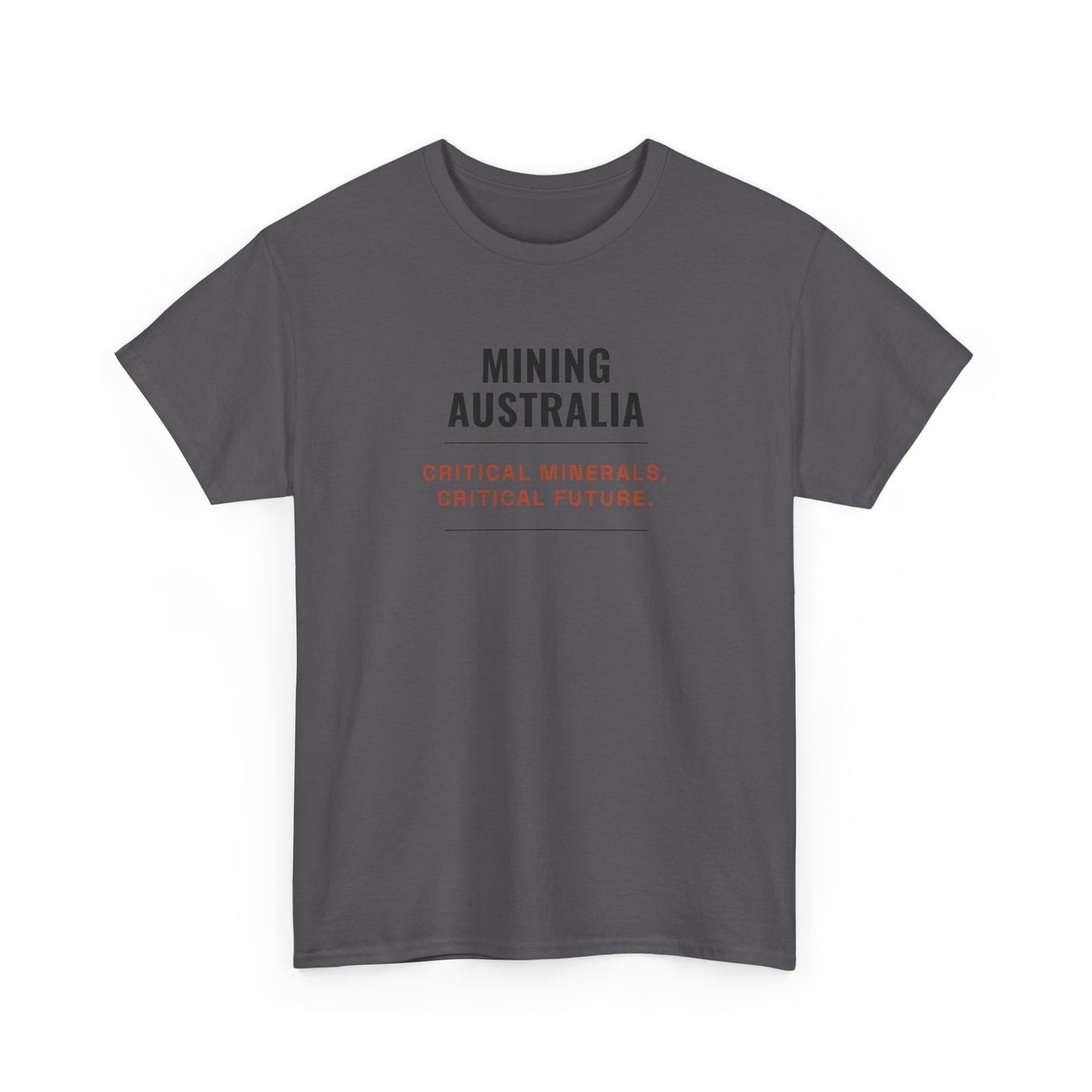 Mining Australia Critical Minerals Critical Future T-Shirt | Mining Tee