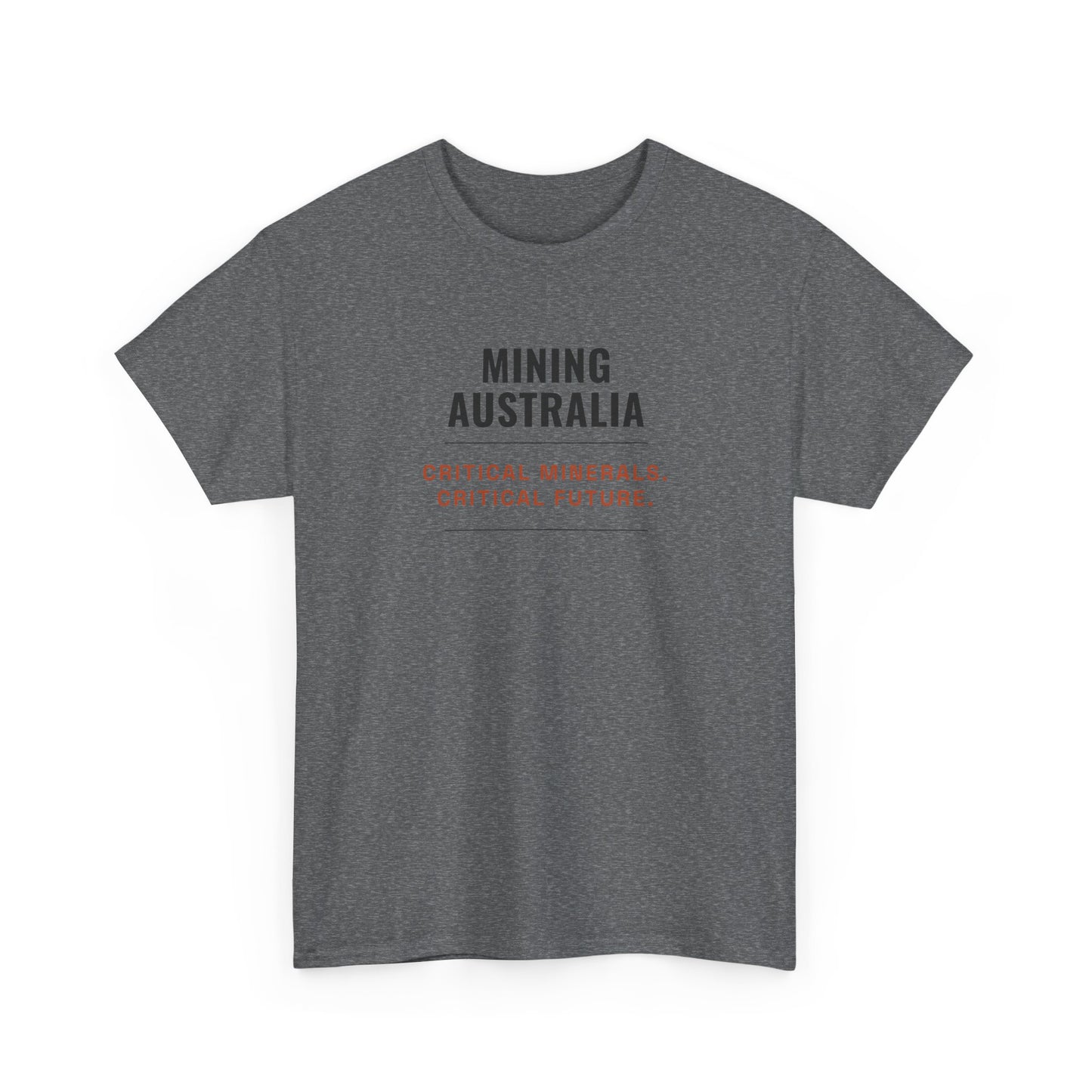 Mining Australia Critical Minerals Critical Future T-Shirt | Mining Tee
