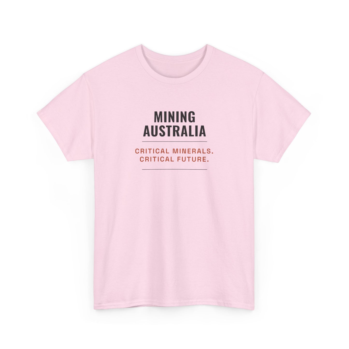 Mining Australia Critical Minerals Critical Future T-Shirt | Mining Tee