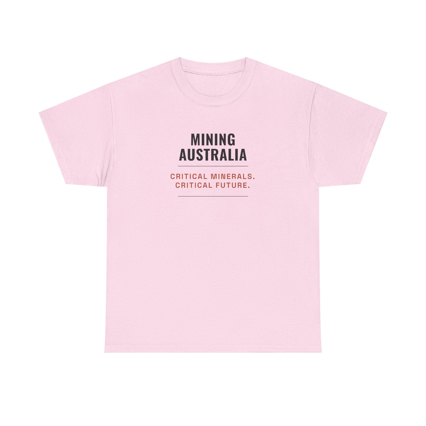 Mining Australia Critical Minerals Critical Future T-Shirt | Mining Tee