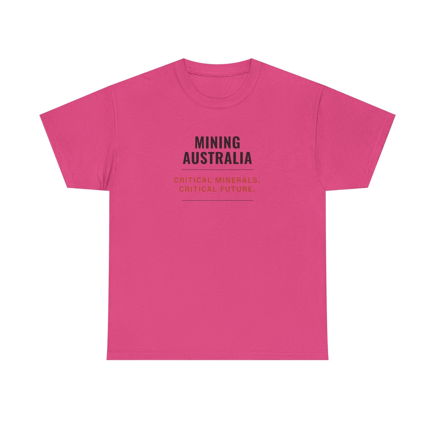 Mining Australia Critical Minerals Critical Future T-Shirt | Mining Tee