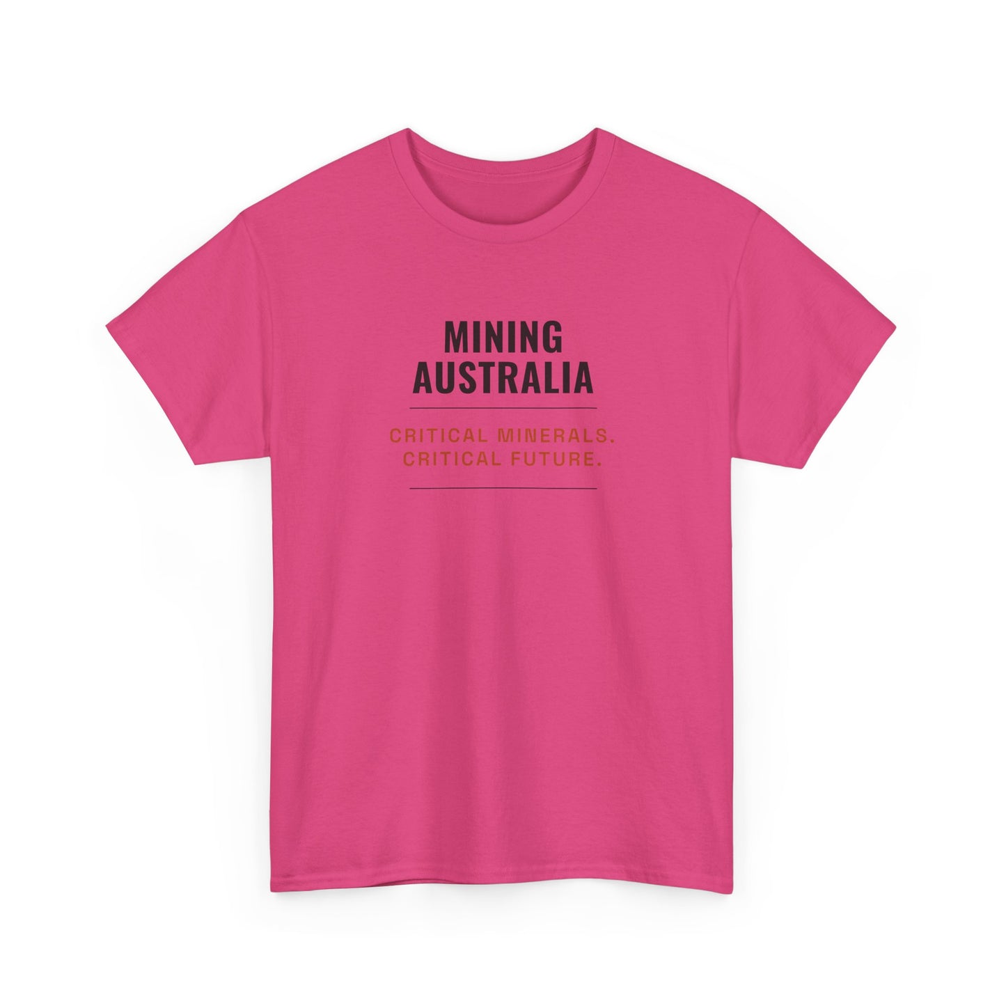 Mining Australia Critical Minerals Critical Future T-Shirt | Mining Tee